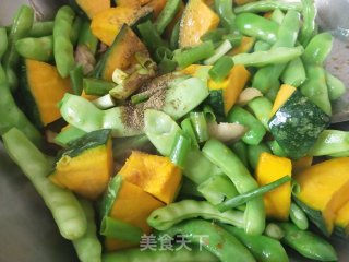 油豆角炖南瓜步骤6