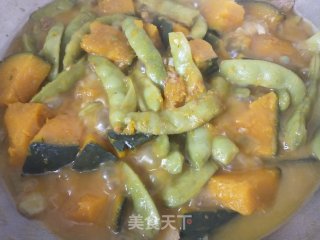 油豆角炖南瓜步骤8