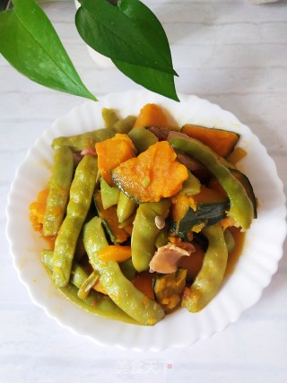 油豆角炖南瓜步骤9