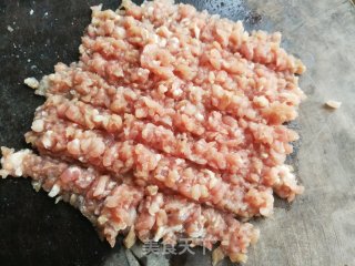 肉末炒茄子豆角步骤1