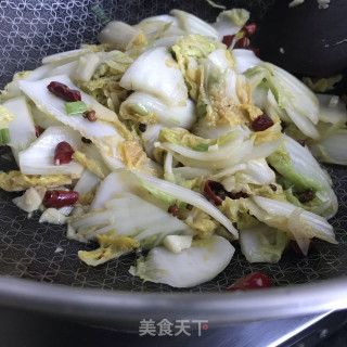 快炒娃娃菜步骤8