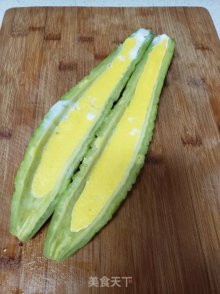 鸡蛋蒸苦瓜步骤9