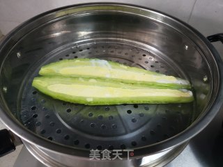 鸡蛋蒸苦瓜步骤7