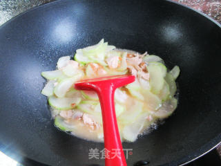 咸鸭蛋炒夜开花步骤8