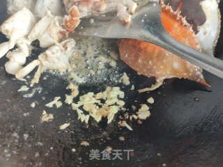 梭子蟹炒青椒步骤6