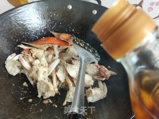梭子蟹炒青椒步骤7