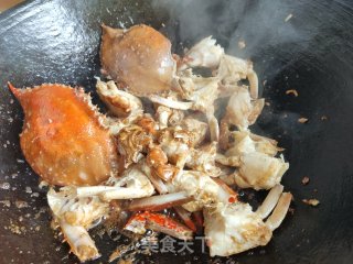 梭子蟹炒青椒步骤9