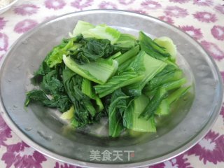 滑子菇小白菜烧丸子步骤6