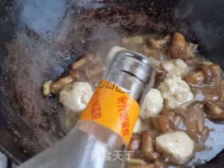 滑子菇小白菜烧丸子步骤11