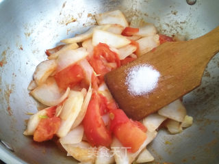 西红柿烧白菜步骤6