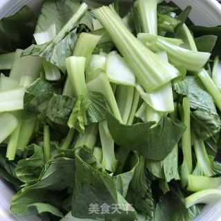 蒜蓉炒青菜步骤3