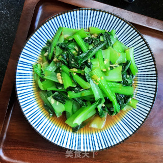 蒜蓉炒青菜步骤9