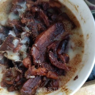 红烧回锅肉炒韭苔步骤7