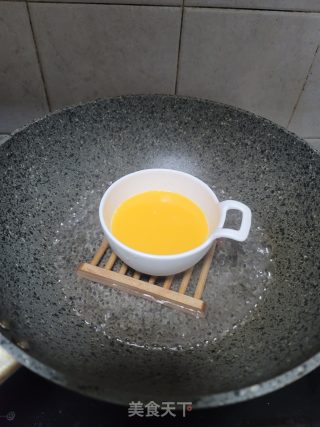 爱心大虾蒸蛋步骤6