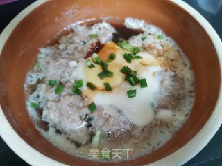 鸡蛋肉饼羹步骤10