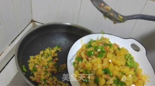 青椒火腿炒土豆步骤6