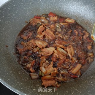 酸包菜烧肉片步骤17