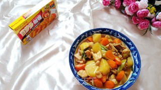 蔬菜咖喱鸡步骤10