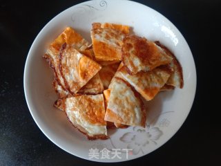 青红椒炒荷包蛋步骤3