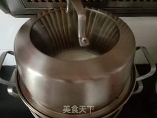 虾仁秋葵蒸鸡蛋步骤7