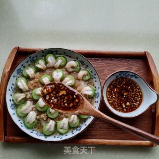 丝瓜蒜蓉开背虾步骤14