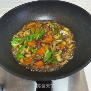 小炒口蘑步骤12