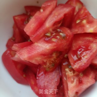丝瓜番茄炒乌鸡蛋步骤3