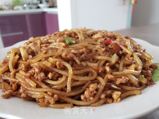 蚂蚁上树(肉末炒红薯粉条)步骤6
