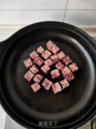 黑椒牛肉粒步骤5