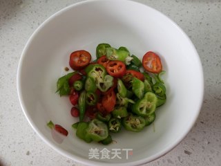 豇豆炒腊肠步骤2