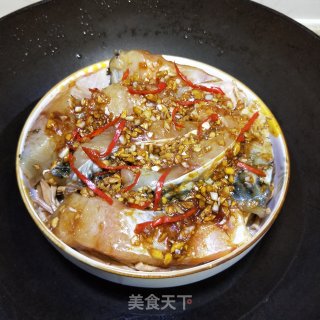 金针菜蒸鱼腩步骤6