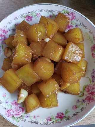 黄豆酱烧冬瓜步骤7