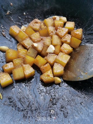 黄豆酱烧冬瓜步骤6