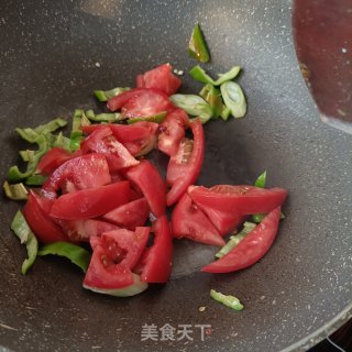 青椒番茄炒鹅蛋步骤12