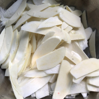 菜椒炒茭白步骤4