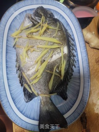 姜葱蒸花泥猛步骤4