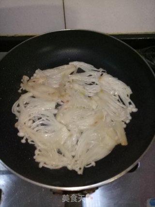 香煎金针菇步骤4