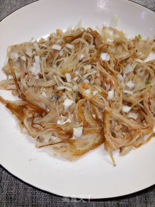 香煎金针菇步骤6