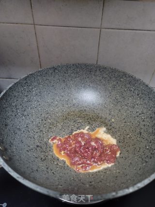 牛肉片炒蛋步骤2