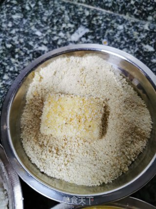 一口酥脆皮豆腐步骤8