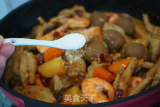 鸡爪虾煲步骤14