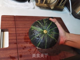 肉末炒南瓜步骤1