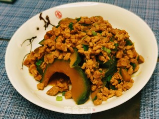 肉末炒南瓜步骤17