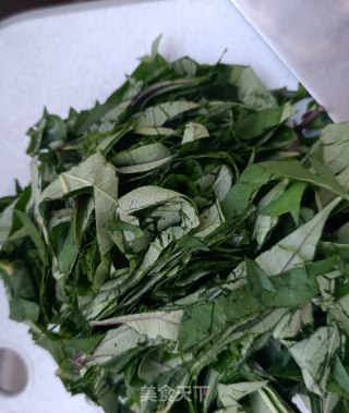 椒香薯叶鹅蛋饼步骤4