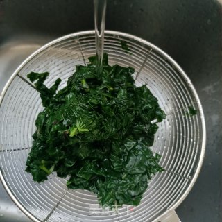 椒香薯叶鹅蛋饼步骤8
