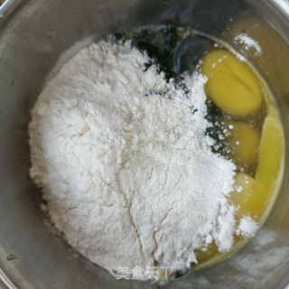 椒香薯叶鹅蛋饼步骤11