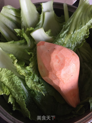 烧骨芥菜煲步骤1