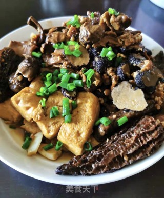 杂菌焖豆腐步骤12
