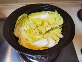 虾仁海鲜菇菜煲步骤2