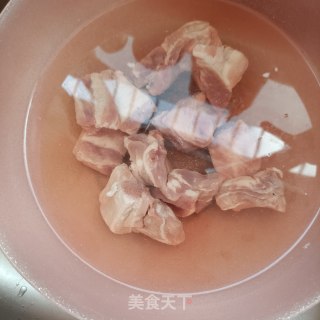 豆角炖排骨步骤2